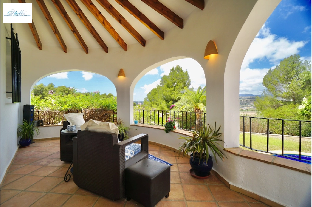 villa en Moraira(Moraira Alcasar) en vente, construit 267 m², aire acondicionado, terrain 972 m², 5 chambre, 3 salle de bains, piscina, ref.: CA-H-1781-AMBI-25