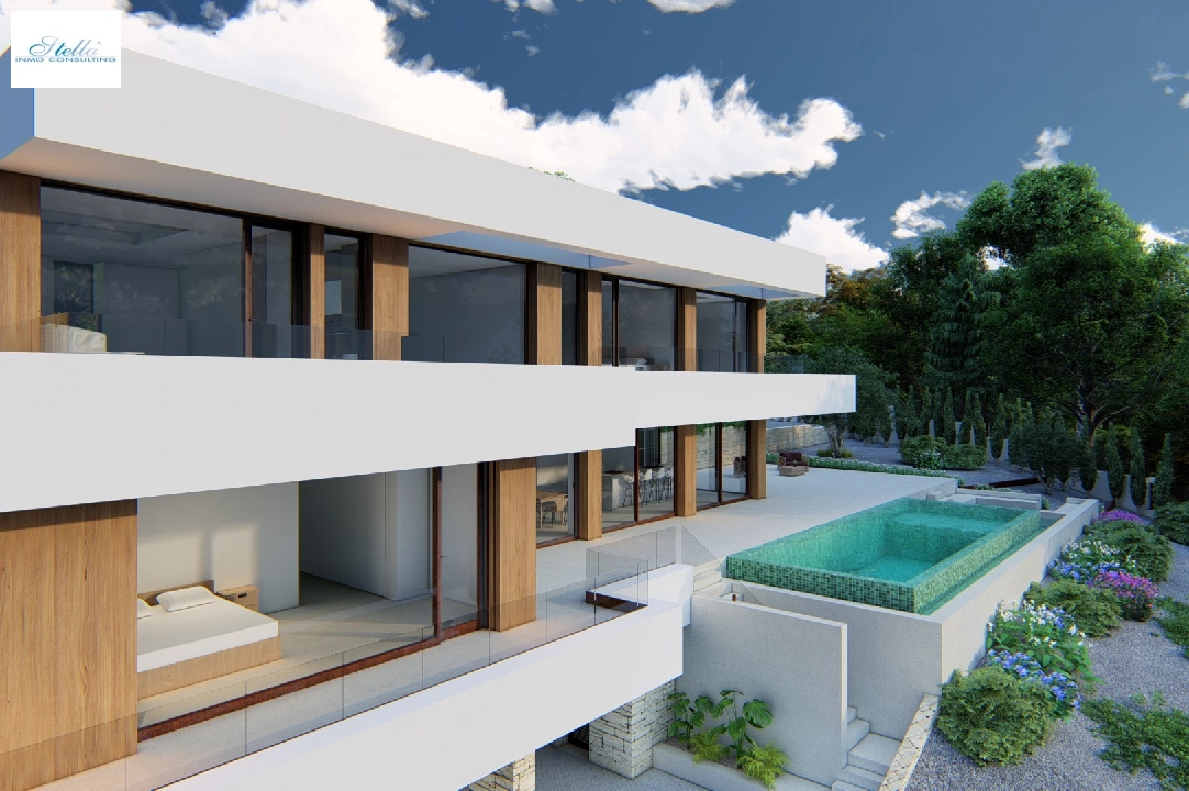 villa en Altea(Altea) en vente, construit 425 m², aire acondicionado, terrain 1420 m², 4 chambre, 5 salle de bains, piscina, ref.: CA-H-1782-AMB-8