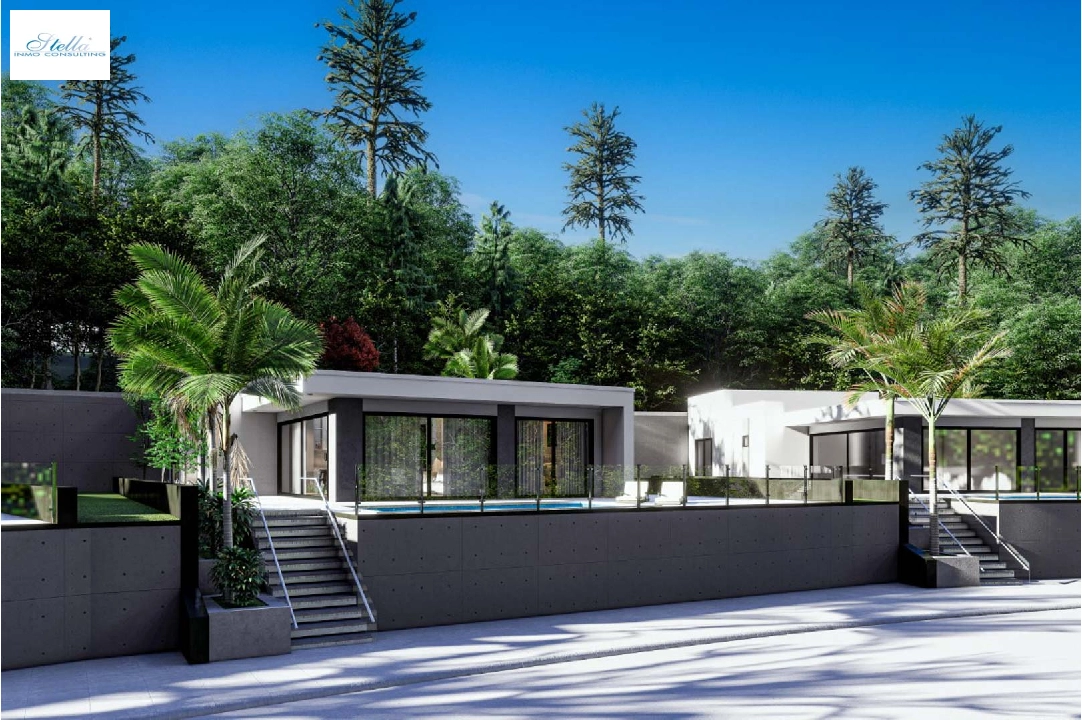 villa en Pedreguer(Monte Solana) en vente, construit 132 m², aire acondicionado, terrain 300 m², 3 chambre, 2 salle de bains, ref.: BP-8185PED-8