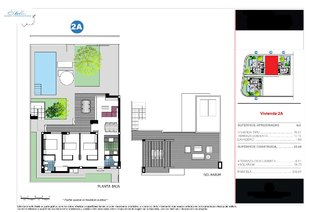 casa duplex en Els Poblets en vente, construit 77 m², ano de construccion 2025, + KLIMA, aire acondicionado, terrain 240 m², 3 chambre, 2 salle de bains, ref.: VPD-Villas-2A-2