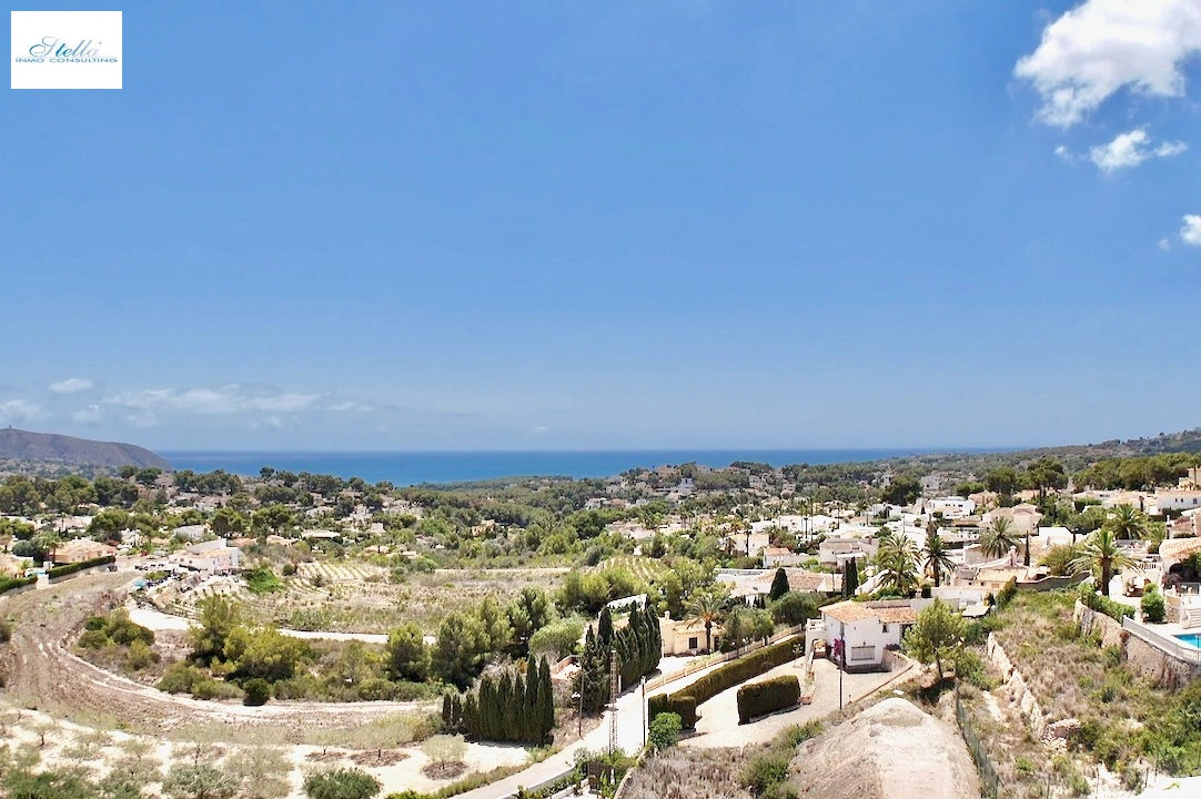 villa en Moraira(La Sabatera) en vente, construit 185 m², aire acondicionado, terrain 801 m², 4 chambre, 4 salle de bains, piscina, ref.: CA-H-1786-AMB-1