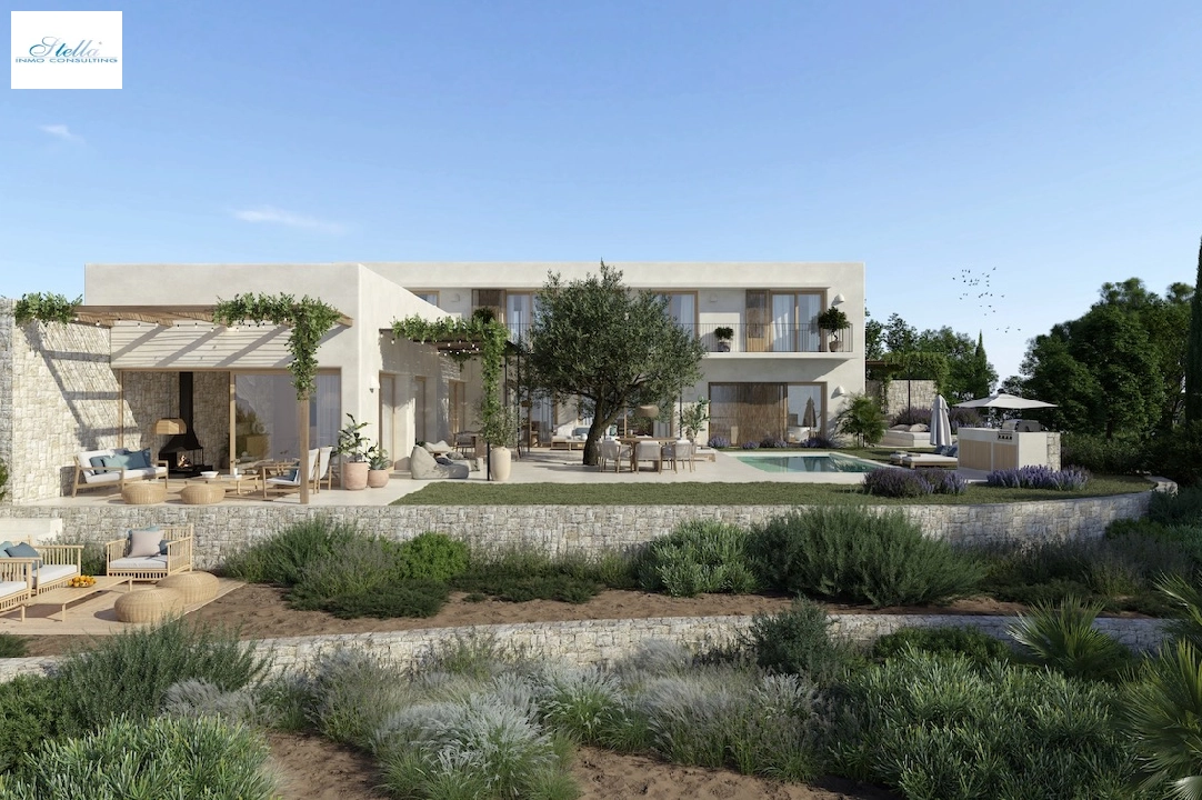 villa en Calpe(Calpe Town Centre) en vente, construit 349 m², aire acondicionado, terrain 1079 m², 3 chambre, 3 salle de bains, piscina, ref.: CA-H-1788-AMB-1