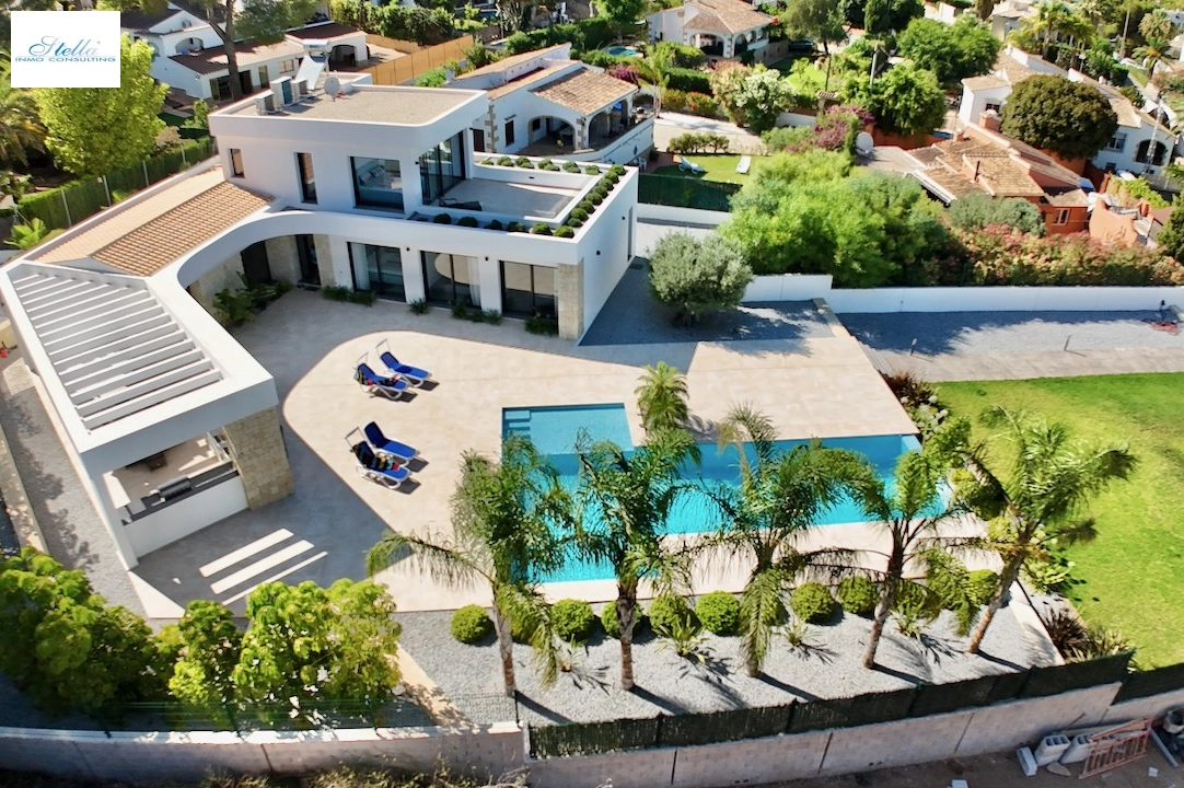 villa en Javea(Pinosol) en vente, construit 260 m², estado nuevo, + calefaccion suelo, aire acondicionado, terrain 1866 m², 4 chambre, 3 salle de bains, piscina, ref.: CA-H-1790-AMBE-45