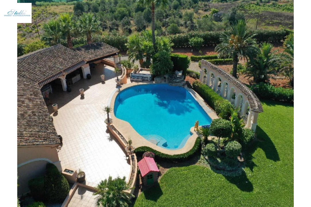 finca en Benissa(Benissa Centre) en vente, construit 495 m², terrain 8800 m², 4 chambre, 4 salle de bains, piscina, ref.: CA-F-1791-AMB-40