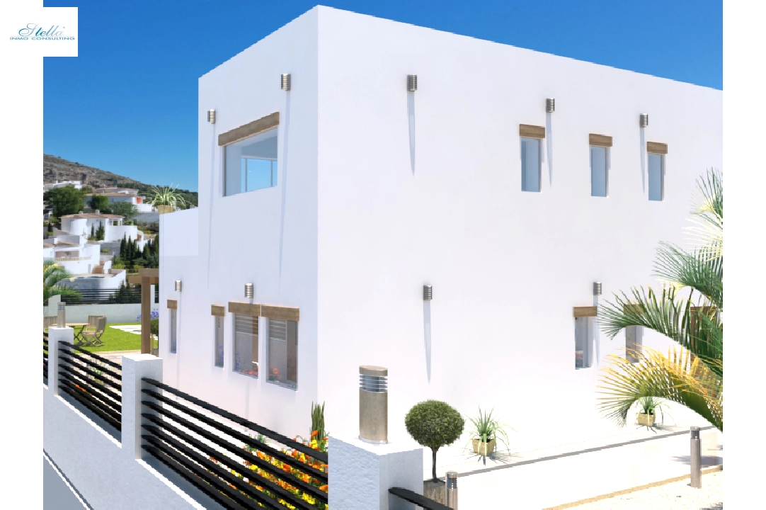 villa en Alcalali(La Solana Gardens) en vente, construit 303 m², aire acondicionado, terrain 600 m², 4 chambre, 3 salle de bains, piscina, ref.: BP-4415ALC-11