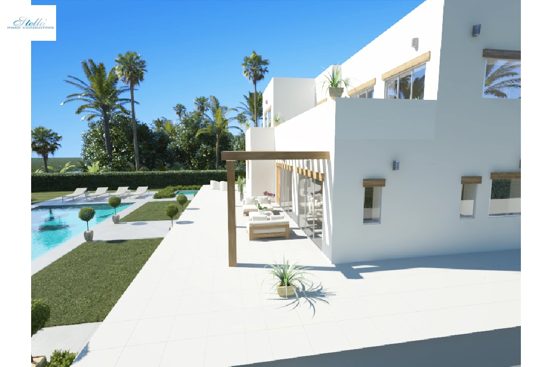 villa en Alcalali(La Solana Gardens) en vente, construit 303 m², aire acondicionado, terrain 600 m², 4 chambre, 3 salle de bains, piscina, ref.: BP-4415ALC-3