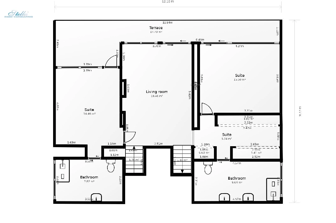 villa en Altea(Mascarat) en vente, construit 296 m², aire acondicionado, terrain 823 m², 2 chambre, 2 salle de bains, piscina, ref.: COB-3319-10535-25