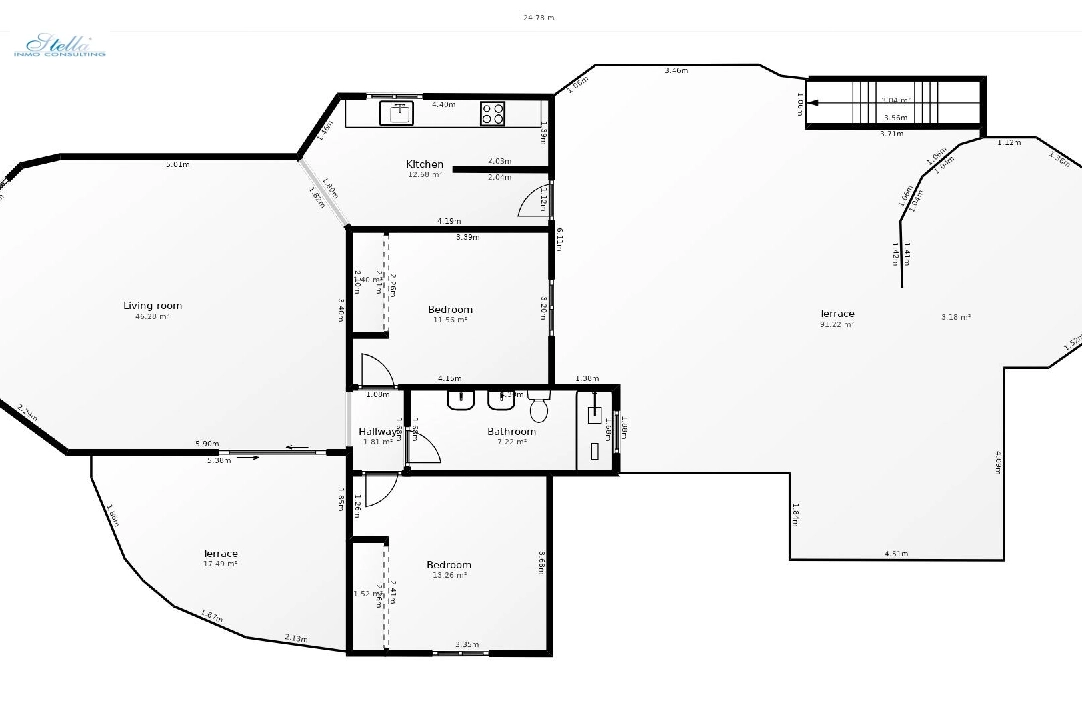 villa en Benissa(San Jaime) en vente, construit 240 m², aire acondicionado, 6 chambre, 3 salle de bains, piscina, ref.: COB-3449-10535-40