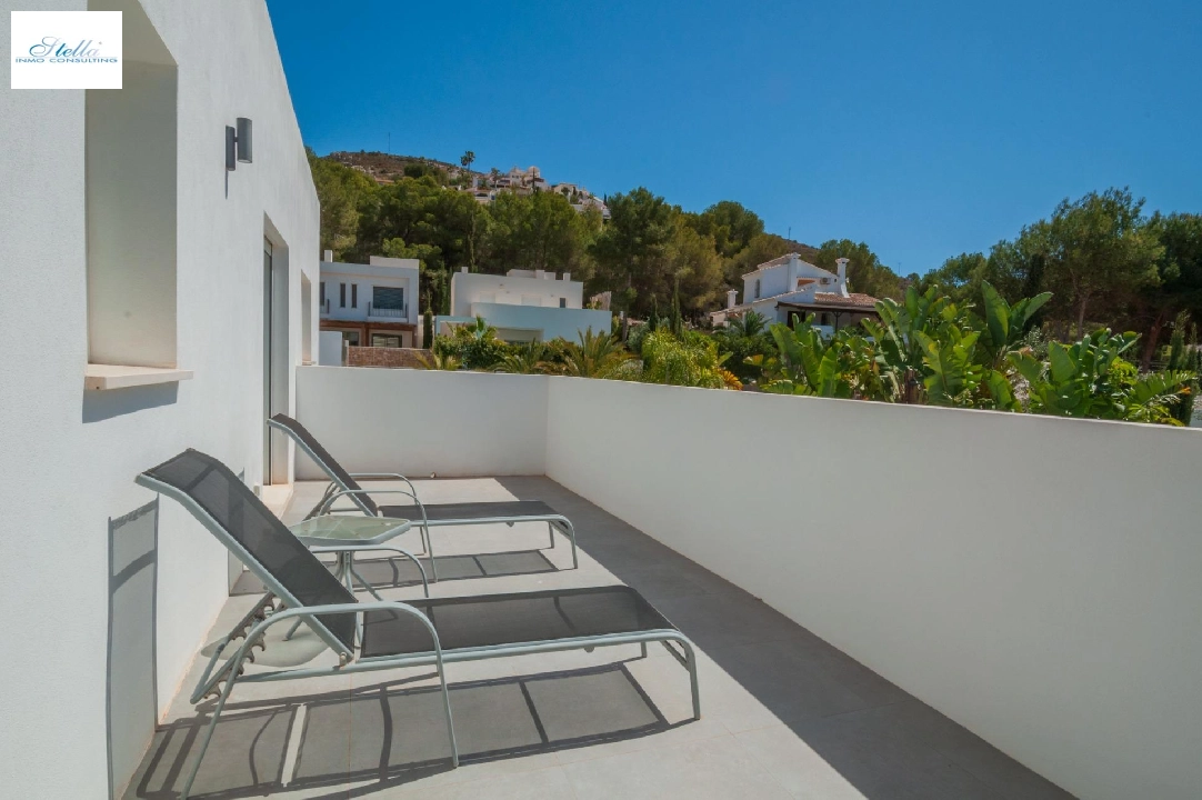 villa en Moraira(El Portet) en vente, construit 180 m², aire acondicionado, terrain 1300 m², 4 chambre, 4 salle de bains, piscina, ref.: COB-3455-10535-20