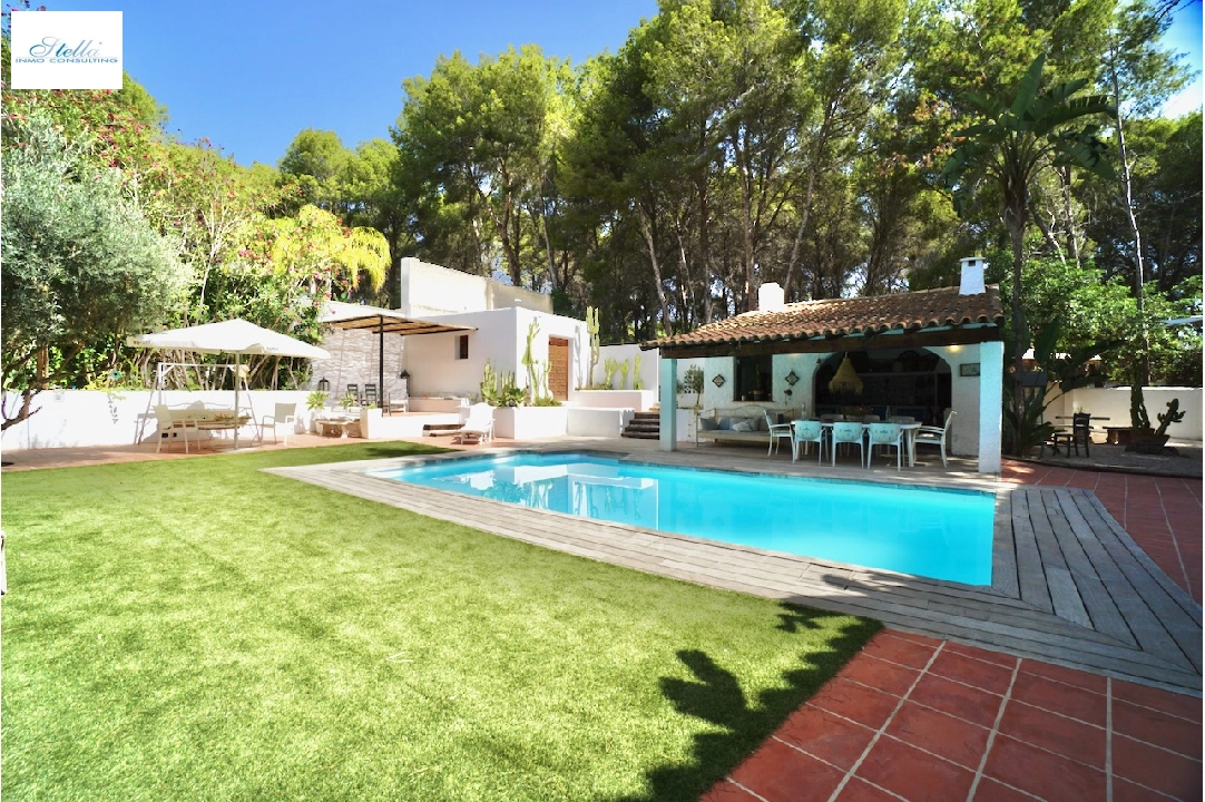 villa en Moraira(Moravit) en vente, construit 555 m², terrain 1175 m², 7 chambre, 5 salle de bains, piscina, ref.: CA-H-1795-AMBE-4