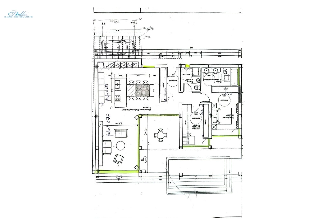 villa en Benitachell(Cumbre del Sol) en vente, construit 296 m², aire acondicionado, terrain 1395 m², 2 chambre, 1 salle de bains, piscina, ref.: BP-4421BELL-24