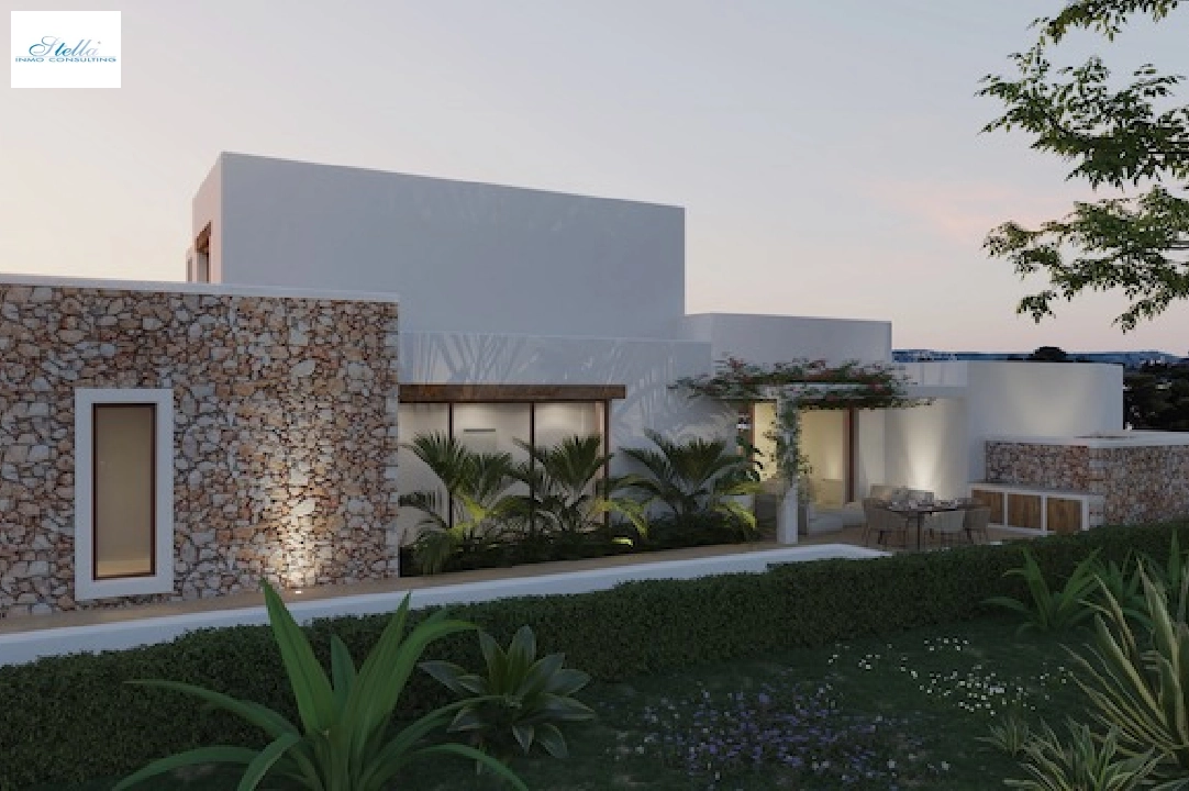 villa en Javea(Residencial Cansalades) en vente, construit 290 m², aire acondicionado, terrain 1520 m², 4 chambre, 4 salle de bains, piscina, ref.: CA-H-1798-AMBI-3