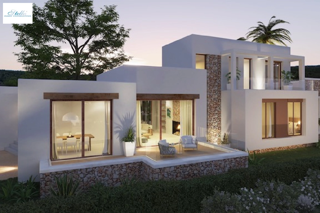 villa en Javea(Residencial Cansalades) en vente, construit 290 m², aire acondicionado, terrain 1520 m², 4 chambre, 4 salle de bains, piscina, ref.: CA-H-1798-AMBI-4