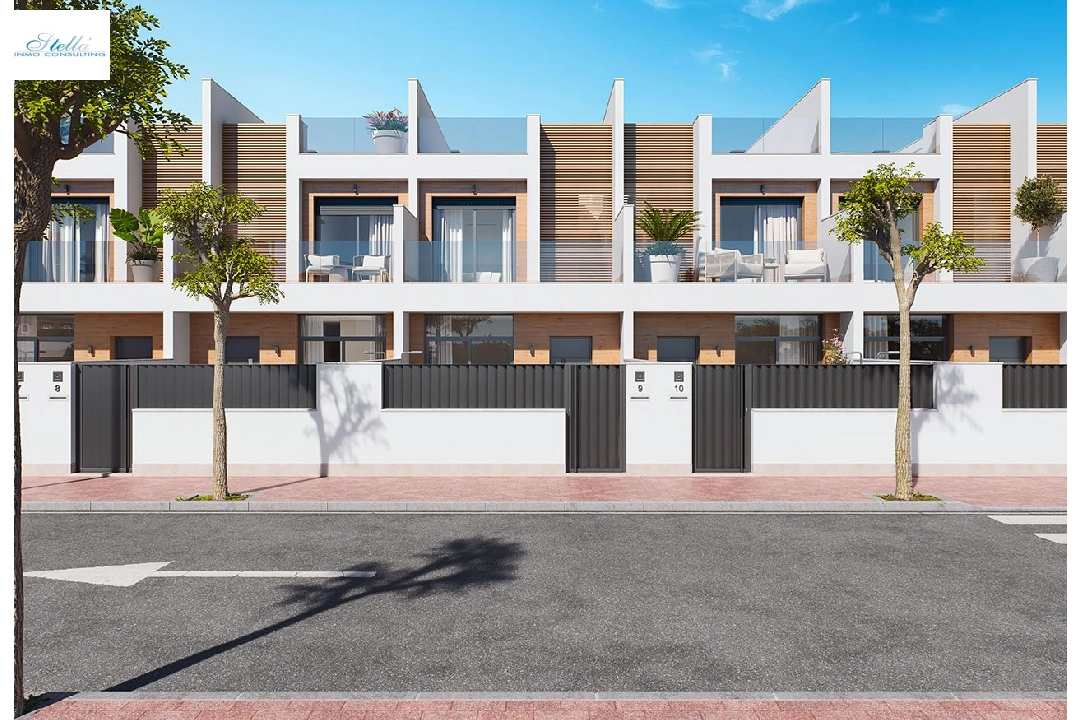 adosado en San Pedro del Pinatar en vente, construit 157 m², estado nuevo, terrain 92 m², 3 chambre, 2 salle de bains, piscina, ref.: HA-SAN-115-R01-3