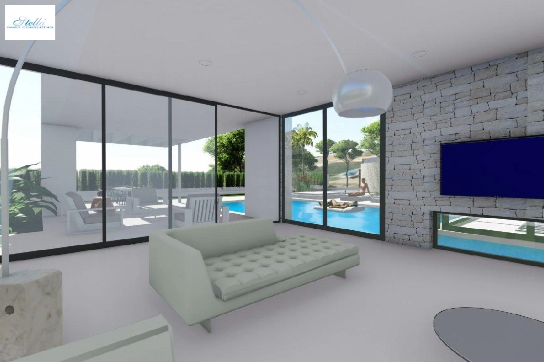 villa en Calpe en vente, construit 370 m², ano de construccion 2019, aire acondicionado, terrain 1252 m², 4 chambre, 4 salle de bains, piscina, ref.: AM-11348DA-12