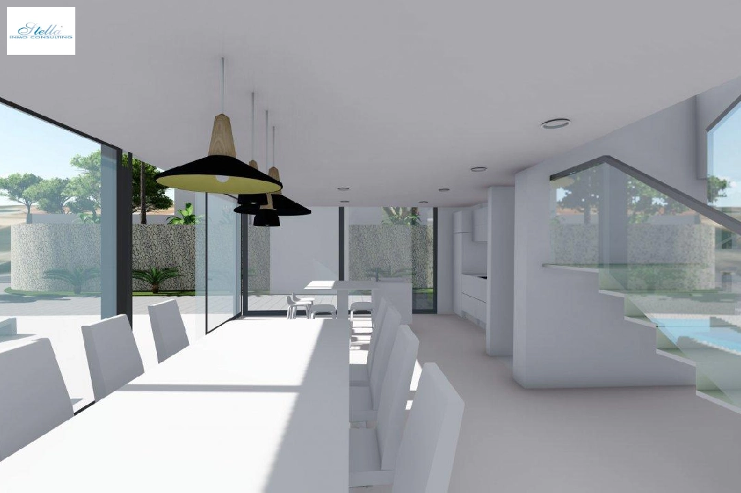 villa en Calpe en vente, construit 370 m², ano de construccion 2019, aire acondicionado, terrain 1252 m², 4 chambre, 4 salle de bains, piscina, ref.: AM-11348DA-14