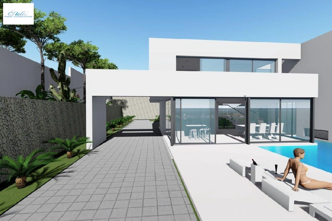 villa en Calpe en vente, construit 370 m², ano de construccion 2019, aire acondicionado, terrain 1252 m², 4 chambre, 4 salle de bains, piscina, ref.: AM-11348DA-2