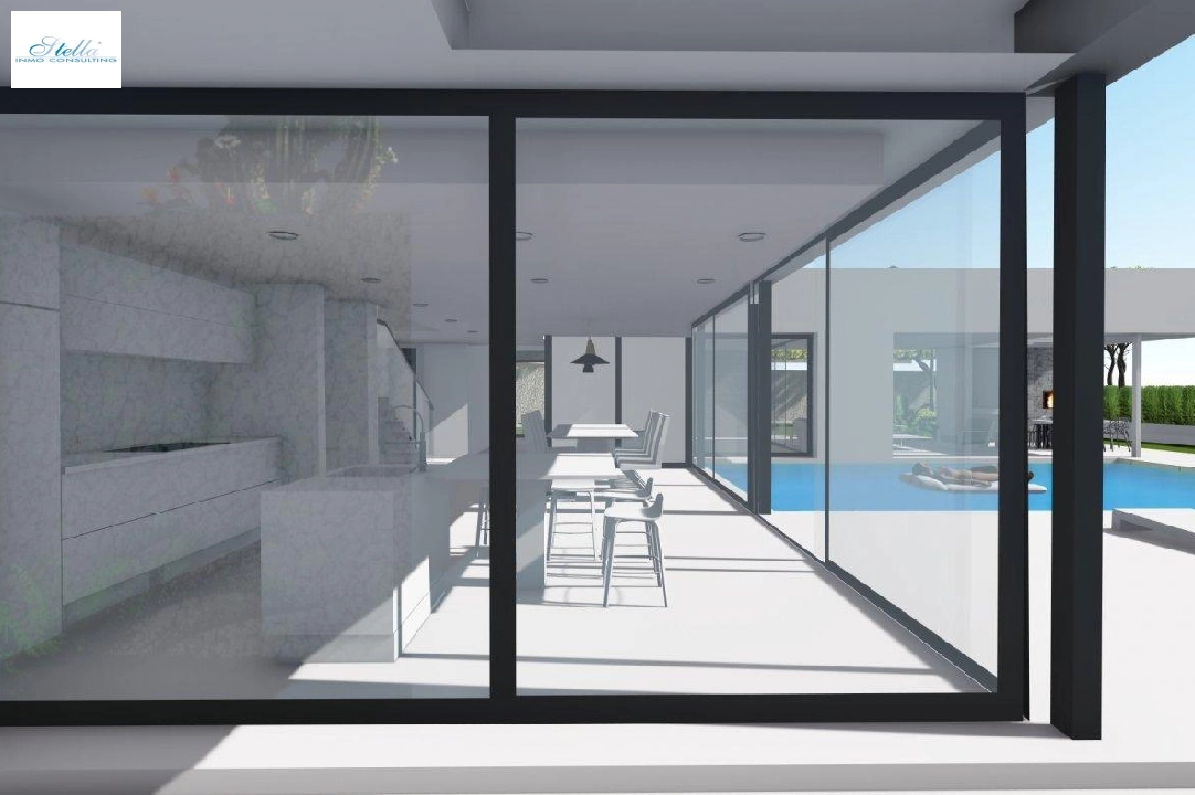 villa en Calpe en vente, construit 370 m², ano de construccion 2019, aire acondicionado, terrain 1252 m², 4 chambre, 4 salle de bains, piscina, ref.: AM-11348DA-9