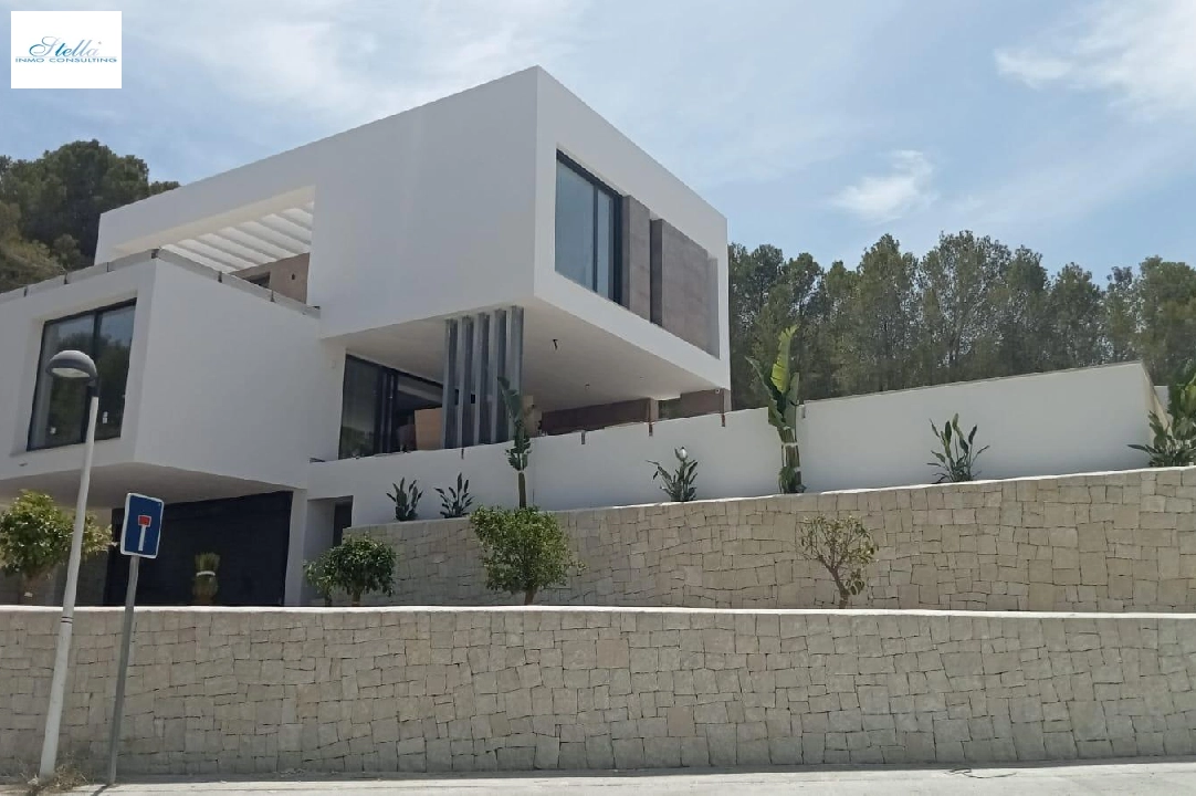 villa en Moraira en vente, construit 394 m², ano de construccion 2020, aire acondicionado, terrain 800 m², 4 chambre, 3 salle de bains, piscina, ref.: AM-11509DA-1