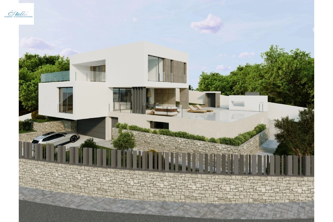 villa en Moraira en vente, construit 394 m², ano de construccion 2020, aire acondicionado, terrain 800 m², 4 chambre, 3 salle de bains, piscina, ref.: AM-11509DA-27