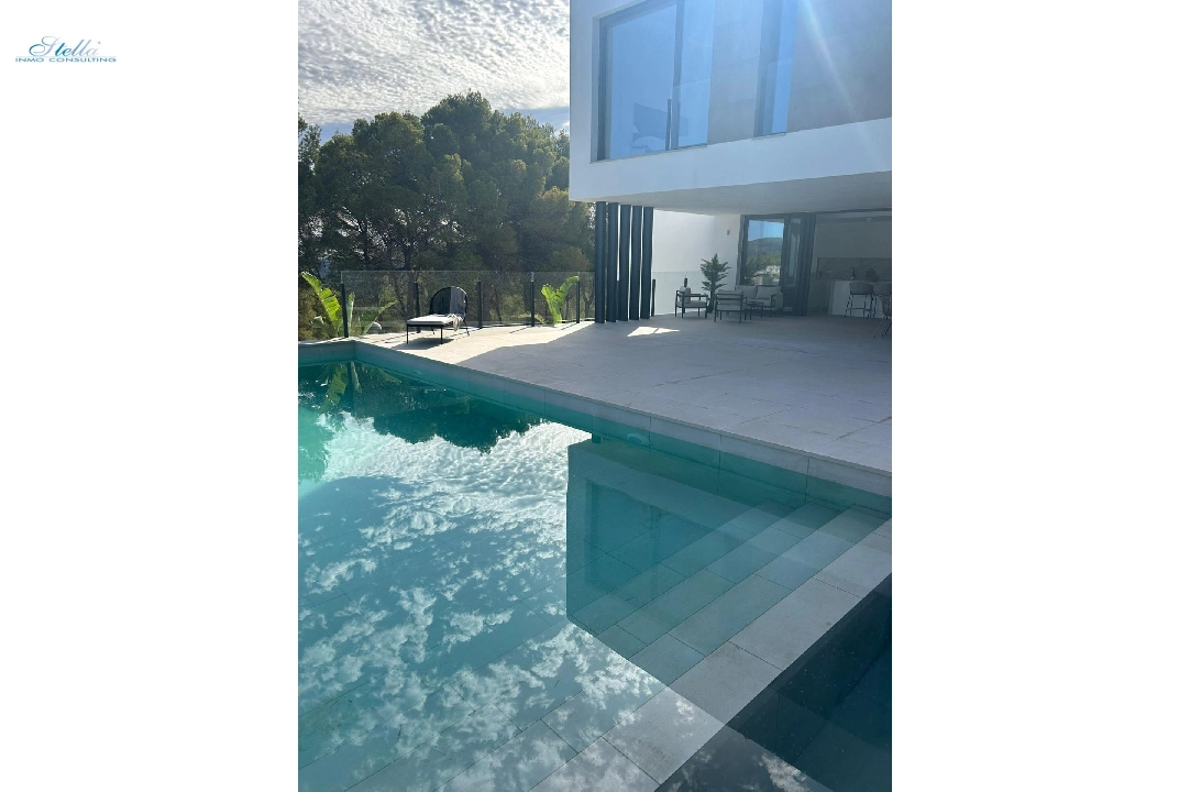 villa en Moraira en vente, construit 394 m², ano de construccion 2020, aire acondicionado, terrain 800 m², 4 chambre, 3 salle de bains, piscina, ref.: AM-11509DA-8