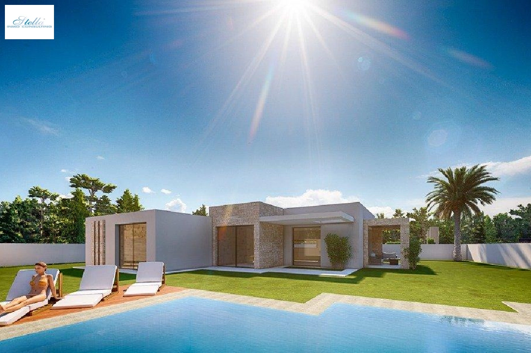 villa en Benissa en vente, construit 164 m², ano de construccion 2021, aire acondicionado, terrain 1001 m², 3 chambre, 2 salle de bains, piscina, ref.: AM-11607DA-4