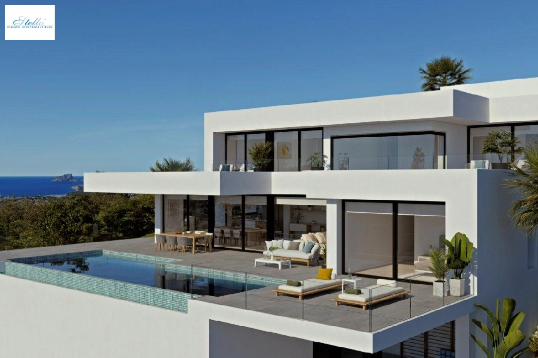 villa en Benitachell en vente, construit 783 m², ano de construccion 2022, aire acondicionado, terrain 1087 m², 4 chambre, 5 salle de bains, piscina, ref.: AM-11649DA-1