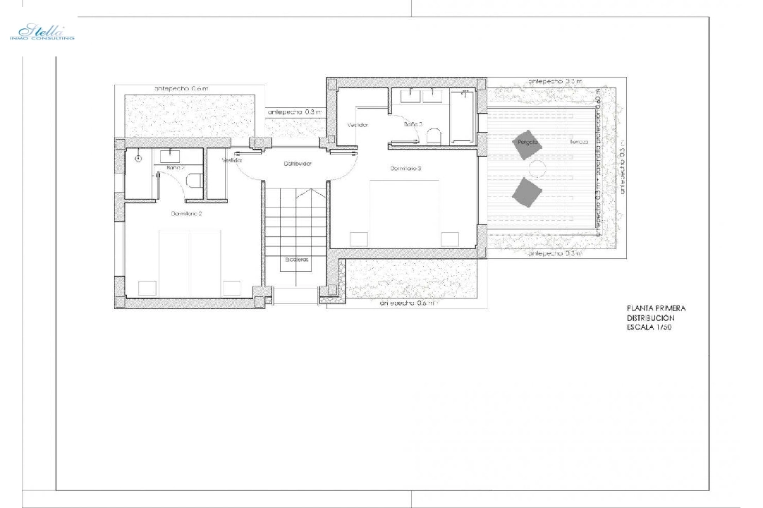 villa en Oliva en vente, construit 262 m², ano de construccion 2022, aire acondicionado, terrain 462 m², 4 chambre, 5 salle de bains, piscina, ref.: AM-11592DA-18