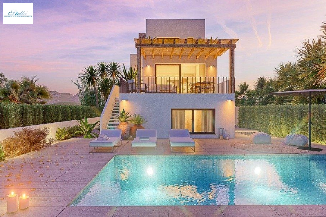 villa en Oliva en vente, construit 262 m², ano de construccion 2022, aire acondicionado, terrain 462 m², 4 chambre, 5 salle de bains, piscina, ref.: AM-11592DA-3