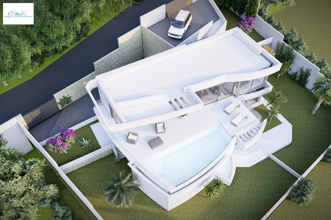 villa en Calpe en vente, construit 273 m², ano de construccion 2022, aire acondicionado, terrain 805 m², 4 chambre, 4 salle de bains, piscina, ref.: AM-11772DA-10