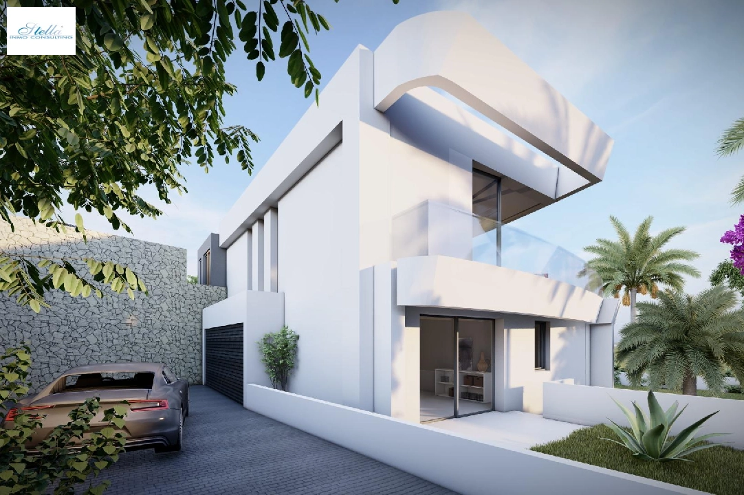 villa en Calpe en vente, construit 273 m², ano de construccion 2022, aire acondicionado, terrain 805 m², 4 chambre, 4 salle de bains, piscina, ref.: AM-11772DA-11