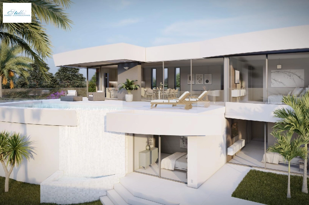 villa en Calpe en vente, construit 273 m², ano de construccion 2022, aire acondicionado, terrain 805 m², 4 chambre, 4 salle de bains, piscina, ref.: AM-11772DA-3