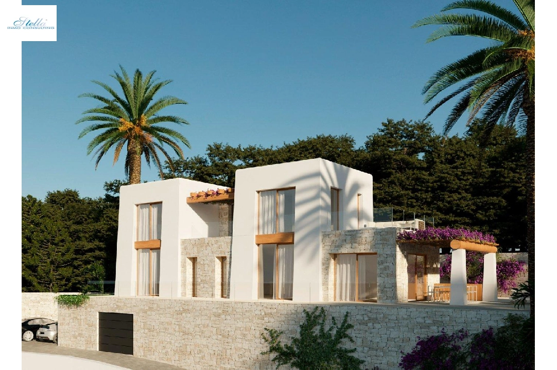 villa en Benissa en vente, construit 450 m², ano de construccion 2023, aire acondicionado, terrain 800 m², 3 chambre, 3 salle de bains, piscina, ref.: AM-11844DR-1