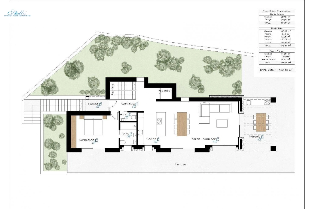 villa en Benissa en vente, construit 450 m², ano de construccion 2023, aire acondicionado, terrain 800 m², 3 chambre, 3 salle de bains, piscina, ref.: AM-11844DR-6