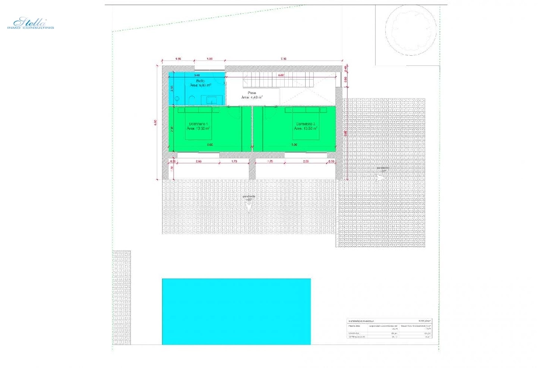 villa en Javea en vente, construit 180 m², ano de construccion 2023, aire acondicionado, terrain 1005 m², 3 chambre, 2 salle de bains, piscina, ref.: AM-11845DA-18