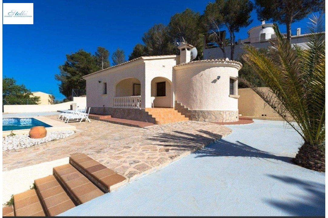 villa en Calpe en vente, construit 90 m², + estufa, aire acondicionado, terrain 800 m², 3 chambre, 1 salle de bains, piscina, ref.: AM-11853DR-10