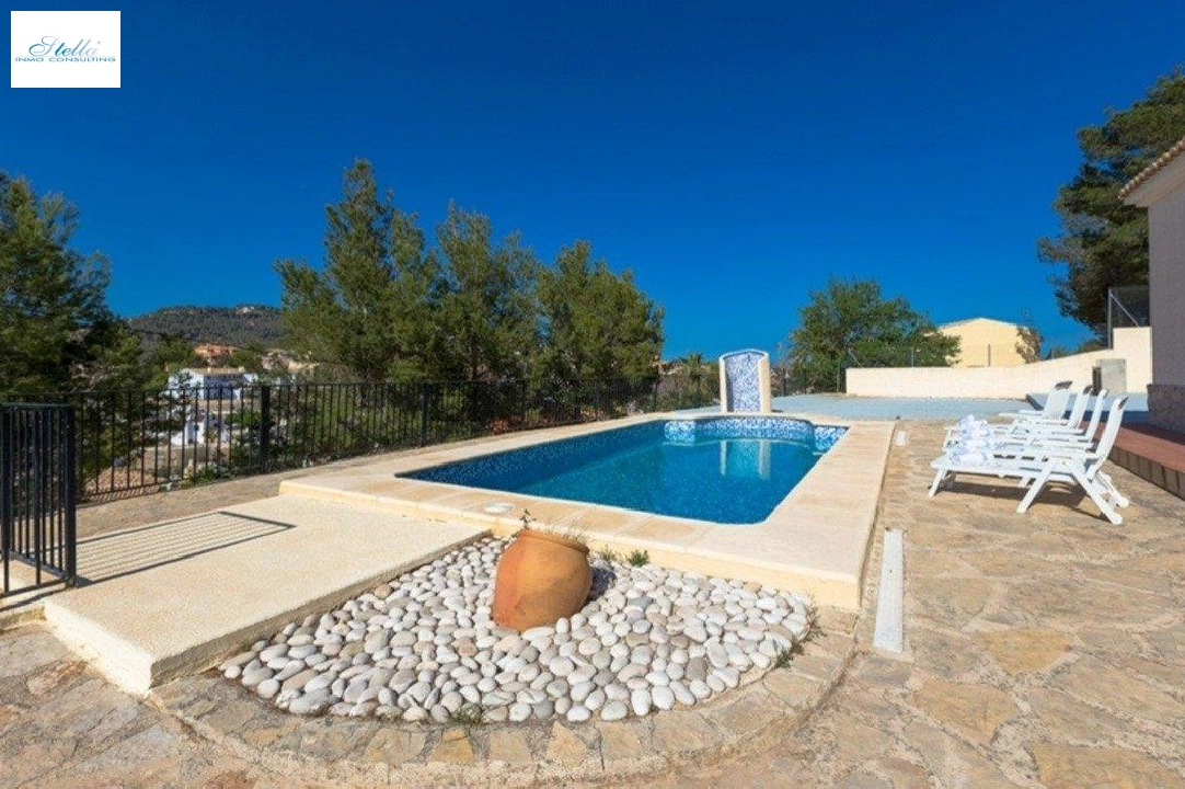 villa en Calpe en vente, construit 90 m², + estufa, aire acondicionado, terrain 800 m², 3 chambre, 1 salle de bains, piscina, ref.: AM-11853DR-3