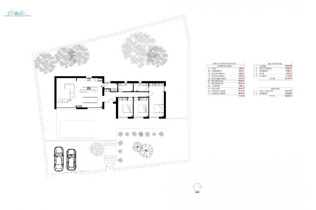 villa en Moraira en vente, construit 149 m², ano de construccion 2024, aire acondicionado, terrain 800 m², 3 chambre, 2 salle de bains, piscina, ref.: AM-11855DA-4