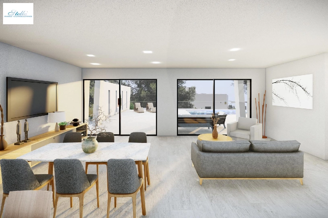 villa en Moraira en vente, construit 365 m², ano de construccion 2023, aire acondicionado, terrain 967 m², 4 chambre, 4 salle de bains, piscina, ref.: AM-11867DA-14