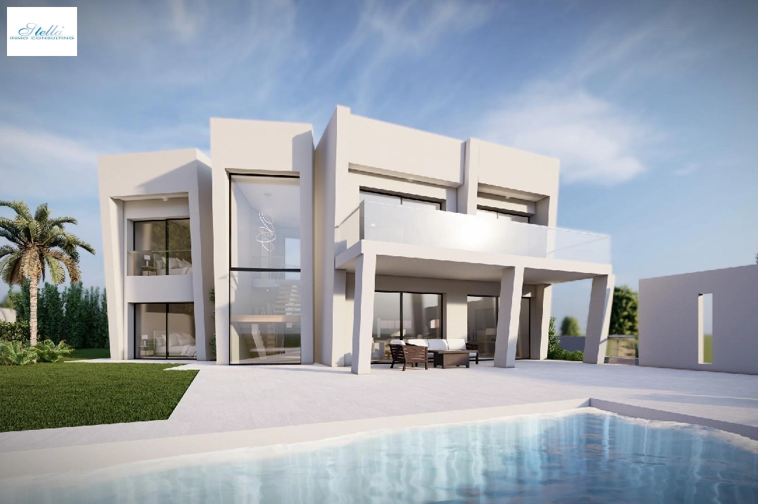 villa en Moraira en vente, construit 365 m², ano de construccion 2023, aire acondicionado, terrain 967 m², 4 chambre, 4 salle de bains, piscina, ref.: AM-11867DA-2