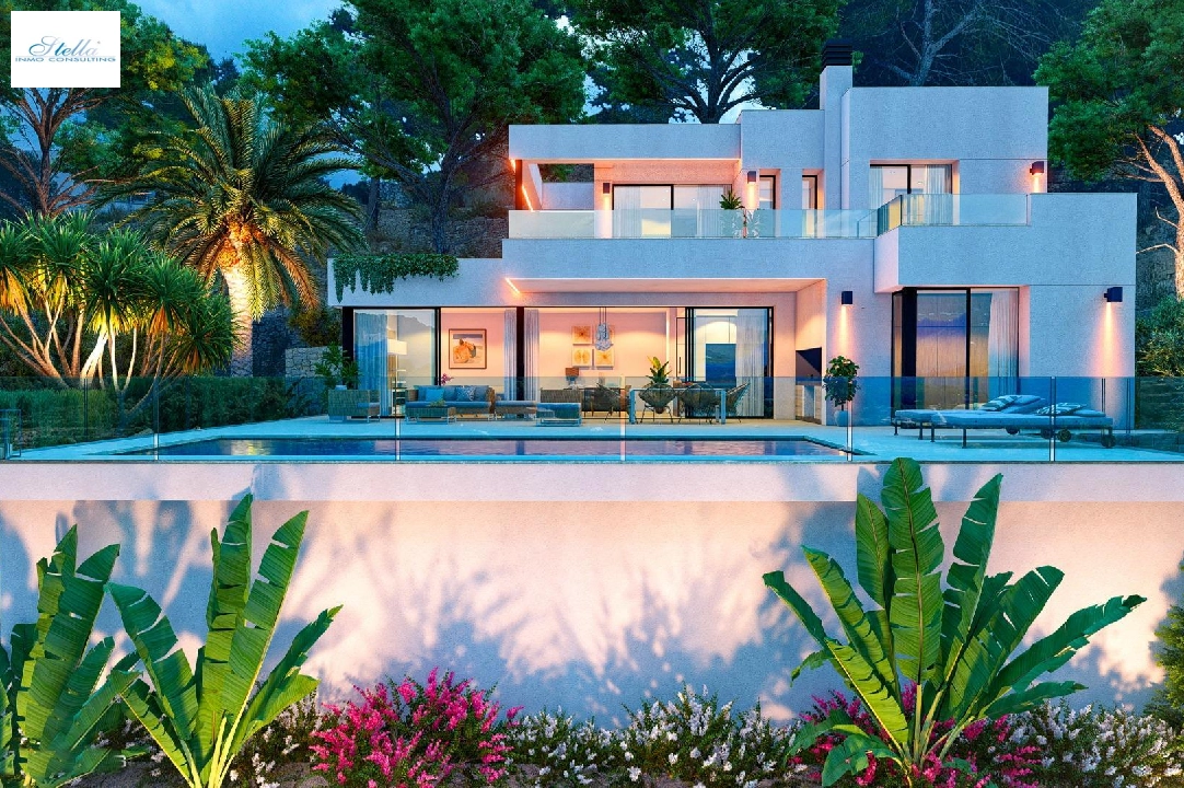 villa en Calpe en vente, construit 209 m², ano de construccion 2024, aire acondicionado, terrain 1000 m², 3 chambre, 3 salle de bains, piscina, ref.: AM-11967DA-3