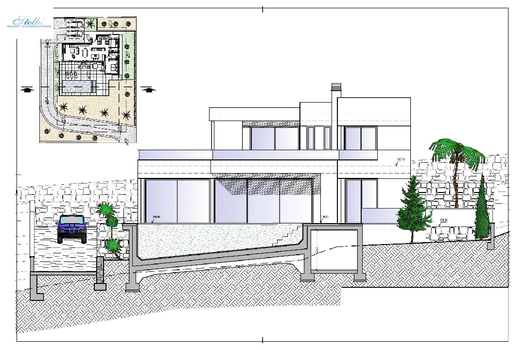 villa en Calpe en vente, construit 209 m², ano de construccion 2024, aire acondicionado, terrain 1000 m², 3 chambre, 3 salle de bains, piscina, ref.: AM-11967DA-6