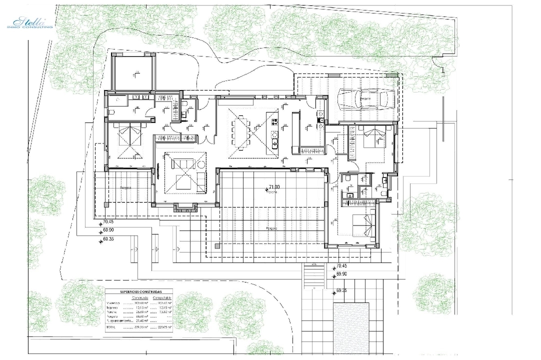 villa en Javea en vente, construit 420 m², ano de construccion 2023, aire acondicionado, terrain 1741 m², 4 chambre, 5 salle de bains, piscina, ref.: AM-12003DA-14