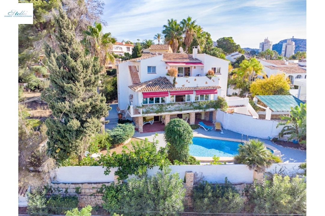 villa en Moraira en vente, construit 326 m², ano de construccion 1975, aire acondicionado, terrain 791 m², 6 chambre, 6 salle de bains, piscina, ref.: AM-12082DA-4