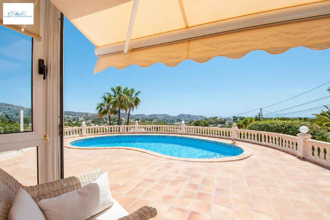 villa en Moraira en vente, construit 293 m², ano de construccion 1998, aire acondicionado, terrain 1604 m², 5 chambre, 3 salle de bains, piscina, ref.: AM-12096DA-18