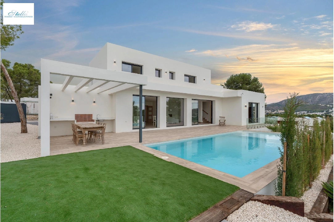 villa en Moraira en vente, construit 259 m², ano de construccion 2024, aire acondicionado, terrain 800 m², 3 chambre, 3 salle de bains, piscina, ref.: AM-12206DR-4