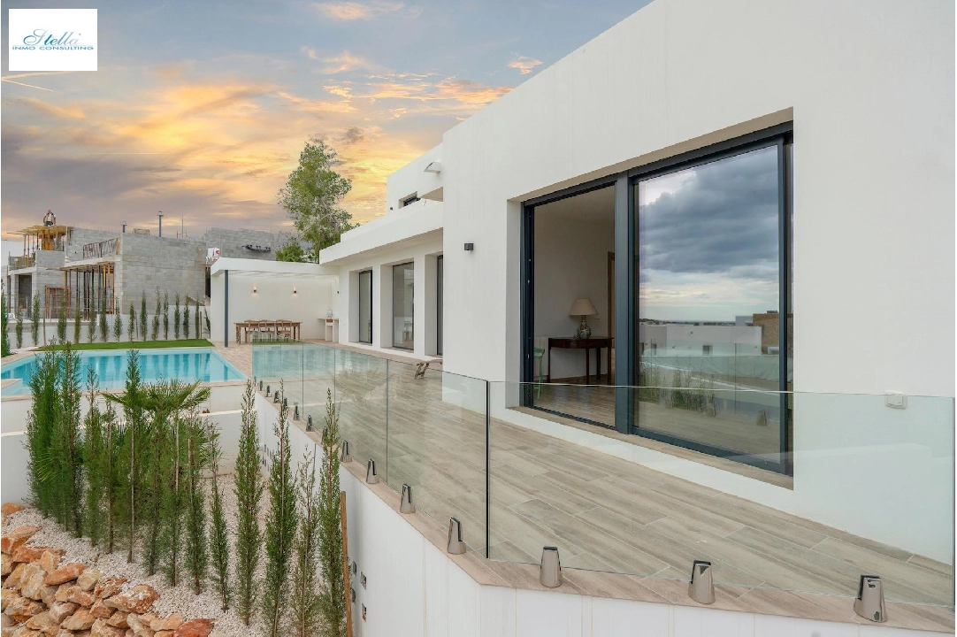 villa en Moraira en vente, construit 259 m², ano de construccion 2024, aire acondicionado, terrain 800 m², 3 chambre, 3 salle de bains, piscina, ref.: AM-12206DR-6