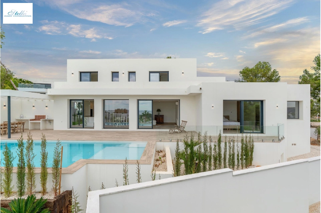 villa en Moraira en vente, construit 259 m², ano de construccion 2024, aire acondicionado, terrain 800 m², 3 chambre, 3 salle de bains, piscina, ref.: AM-12206DR-7