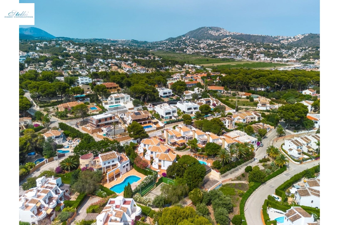 villa en Moraira en vente, construit 182 m², aire acondicionado, terrain 500 m², 4 chambre, 3 salle de bains, piscina, ref.: AM-12207DR-11