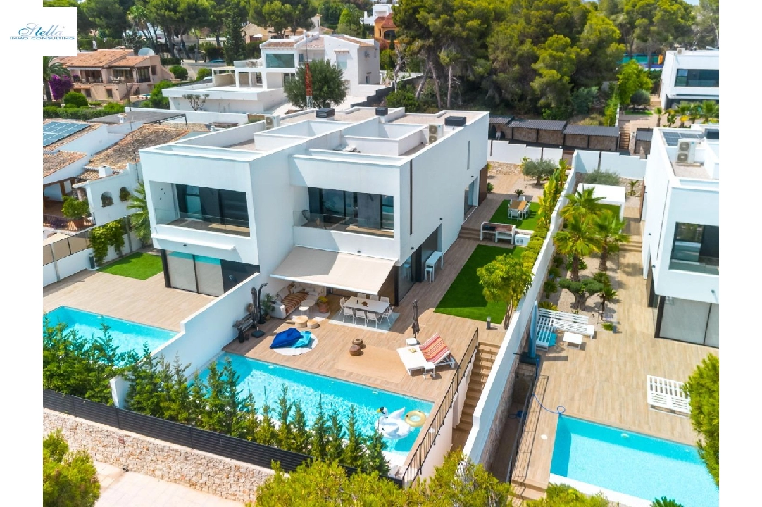 villa en Moraira en vente, construit 182 m², aire acondicionado, terrain 500 m², 4 chambre, 3 salle de bains, piscina, ref.: AM-12207DR-37